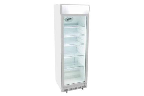 Kühlschrank 340 l weiß mit Glastür